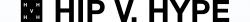 Hip V. Hype logo