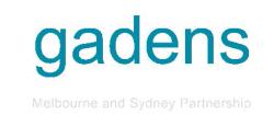 Gadens Lawyers Logo